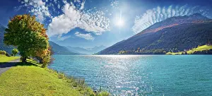 Vinschgau: Reschensee, Graun, Reschen, Trentino-Alto Adige