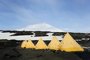 Tent: Researchers Camp at the base of Mount Erebus