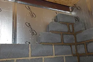 Cement: Reticel Sheet Insulation - in cavity of new cement