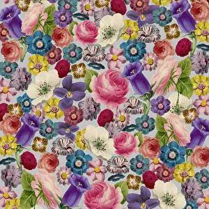 Packaging: Retro Floral Collage