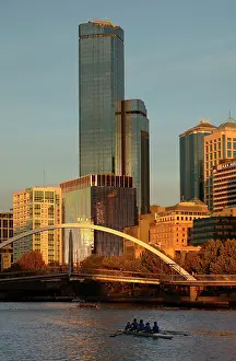 Southbank: The Rialto Tower and the Yarra River from Southbank
