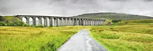 Viaduct: Ribblehead Viaduct near Ingleton in the Yorkshire