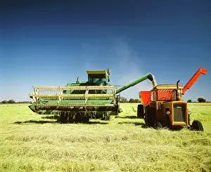 Murray: Rice harvesting Murray River region