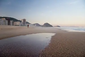 Janeiro: Rio De Janeiro, Brazil. Copacabana Beach