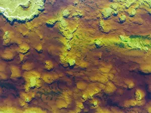 Weird: Detail of the Rio Tinto (Red river) with its reddish