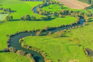 Lippe: River Lippe, Lippe meadows, Lippe meadows, nature