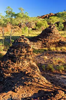 Eucalypt: Keep River Rock formations - view from above onto