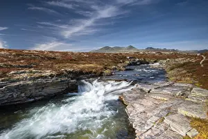 Oppland: River Store Ula in autumn Rondane National Park