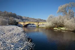 Winters: River Tent flowing under the Wolseley bridge on