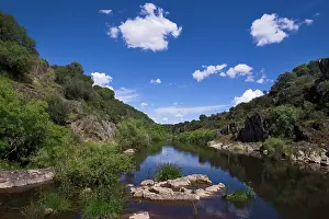 Extremadura: Riverbed amidst rocks, Spain, Extremadura