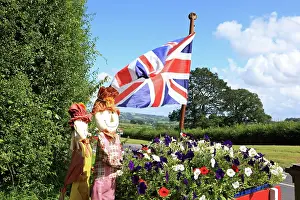 Patriotism: Roadside Flower Display