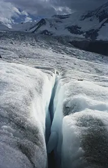 Crevasse: Robson Glacier Crevasse