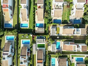 Pool: The Roche housing estate. Aerial view
