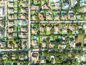 Pool: The Roche housing estate. Aerial view