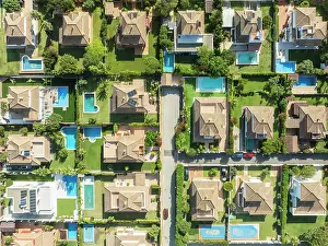 Pool: The Roche housing estate. Aerial view