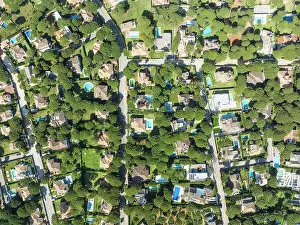 Pool: The Roche housing estate. Aerial view