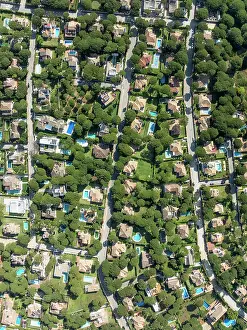 Pool: The Roche housing estate. Aerial view