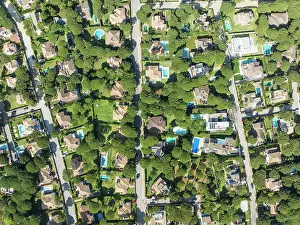 Pool: The Roche housing estate. Aerial view