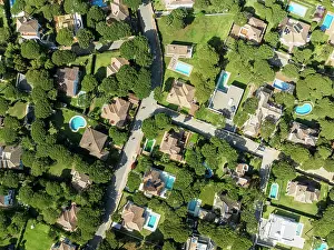 Pool: The Roche housing estate. Aerial view