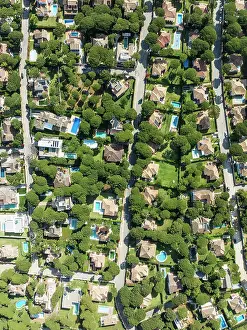 Pool: The Roche housing estate. Aerial view