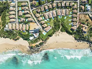 Cove: The Roche housing estate at the Mediterranean Sea