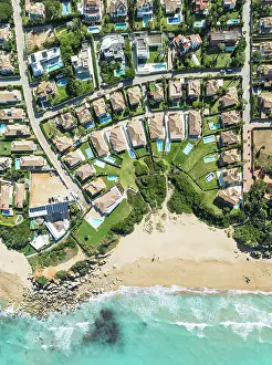 Cove: The Roche housing estate at the Mediterranean Sea