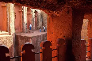 Magmatic: Rock church of Lalibela, Ethiopia