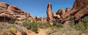 Arches: Rock formations in Devil's Garden, Arches National