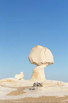 Libyan: Rock formations, white desert, Western Libyan desert