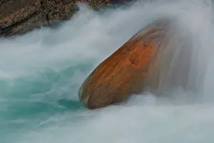 Icefields: Rock in Mistaya River