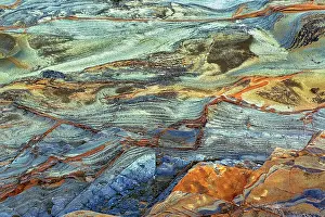 Adam: Rock pattern in eroded coastline, Shore Acres State