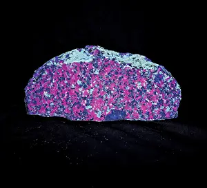 Fluorescence: Rock Under UV Light