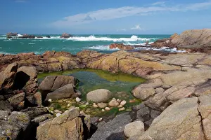 Rockpools: Rockpools revealed at low tide