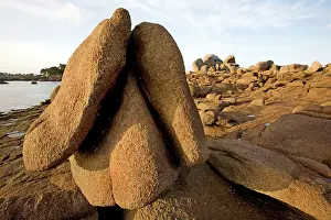 Ploumanach: Rocks on coastline - Ploumanach, Brittany, France