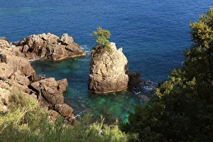 Greece: Rocky coast of Paleokastritia, Corfu, Ionian Islands