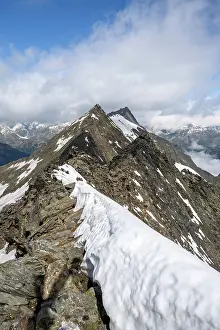 Tyrol: Rocky summit with snow, summit of the Schnnbichler