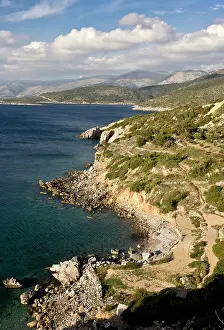 Unspoiled: Rocky undeveloped west coast of Chios