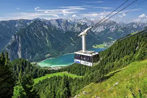 Tyrol: Rofanseilbahn with Achensee and Karwendel Mountains