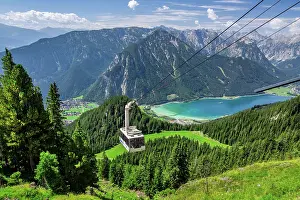Tyrol: Rofanseilbahn with Achensee and Karwendel Mountains