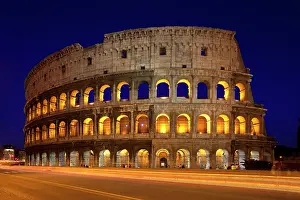 Gladiator: The Roman Coliseum at twilight, Rome, Lazio