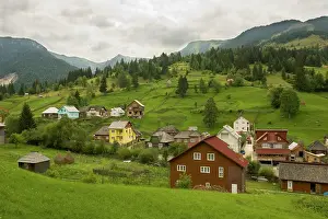 Transylvania: Romania, Maramures, Mountain village by