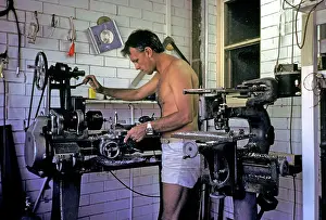 Builds: Ron Taylor - Underwater Film maker in his workshop
