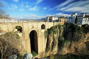 Ronda: Ronda - arabic built bridge over ravine