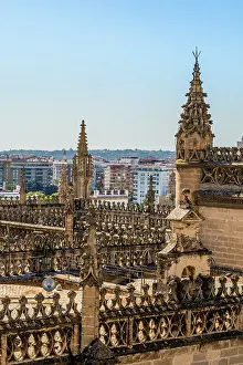 Religion: Roof of the Catedral de Sevilla (Seville Cathedral), UNESCO
