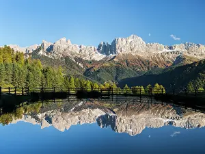 Rosengarten: Rosengarten (Catinaccio) massif in the Dolomites