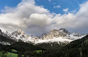 Menacing: Rosengarten or Catinaccio mountain range