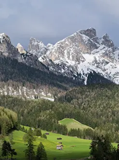 Menacing: Rosengarten or Catinaccio mountain range