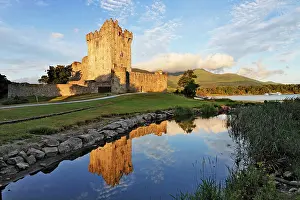 Ages: Ross castle at the Lough Lane, Killarney National