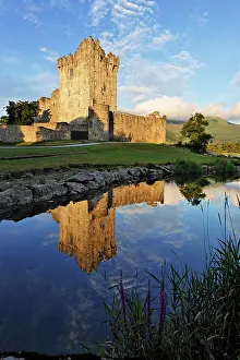 Ages: Ross castle at the Lough Lane, Killarney National