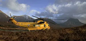 Services: Royal Air Force mountain rescue helicopter
